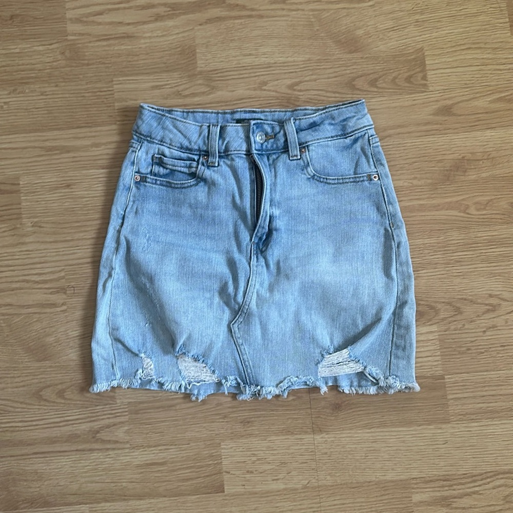 wild fable denim skirt size 2